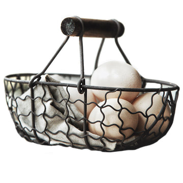 Wrought Iron Basket