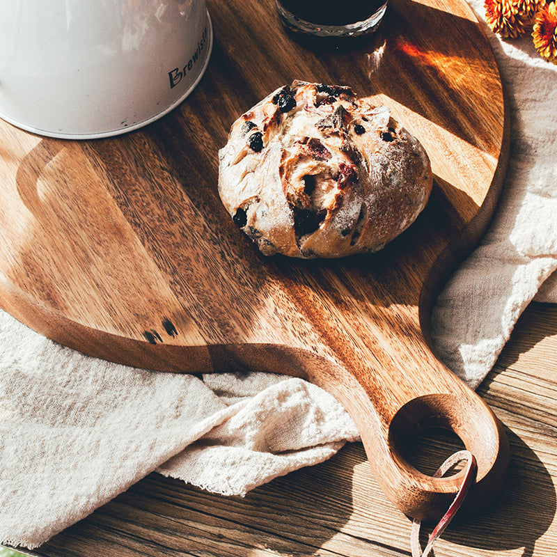 Nordic Style Solid Wood Bread Tray