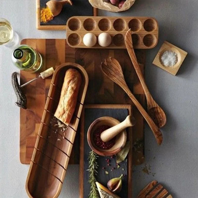 Wooden Egg Storage Tray