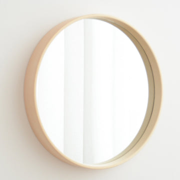 Circle Wood Mirror