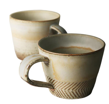 Vintage Stoneware Coffee Cup