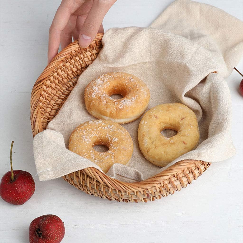 Hand-Woven Fruit Storage Tray