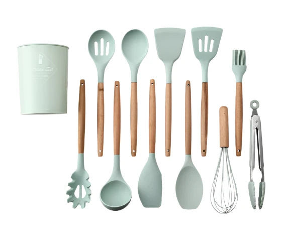 Silicon Spatula And Spoon Set