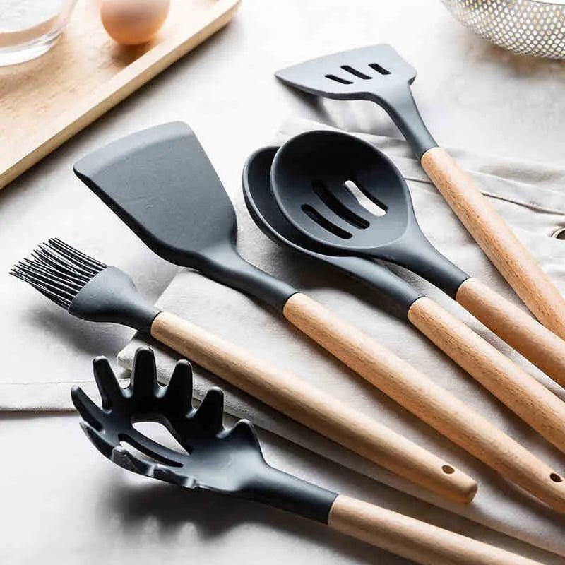 Silicon Spatula And Spoon Set