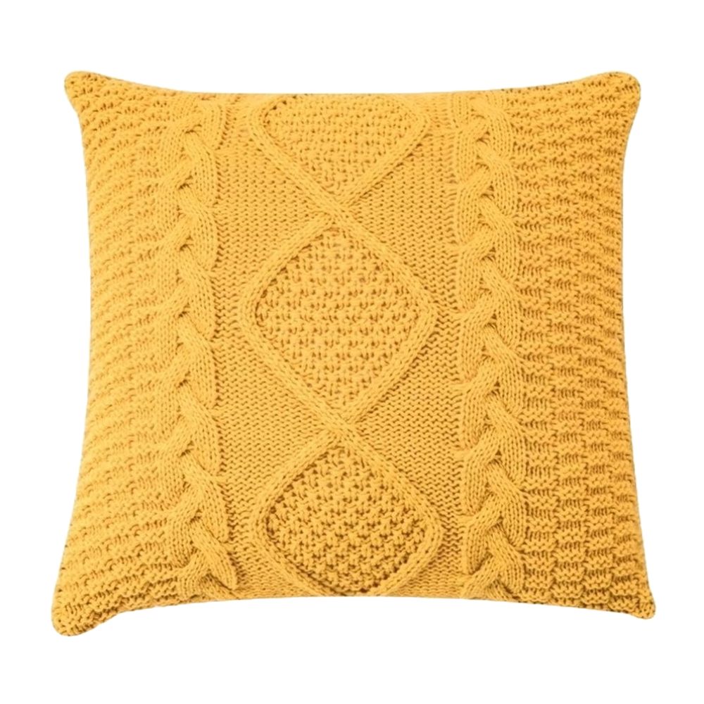 Faux Wool Throw Pillow Cover