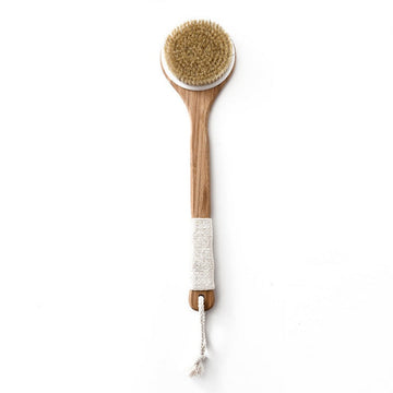 Bamboo Long Handle Bath Brush